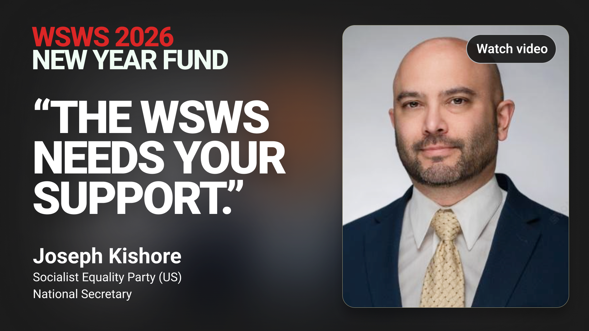 WSWS 2026 New Year Fund: 